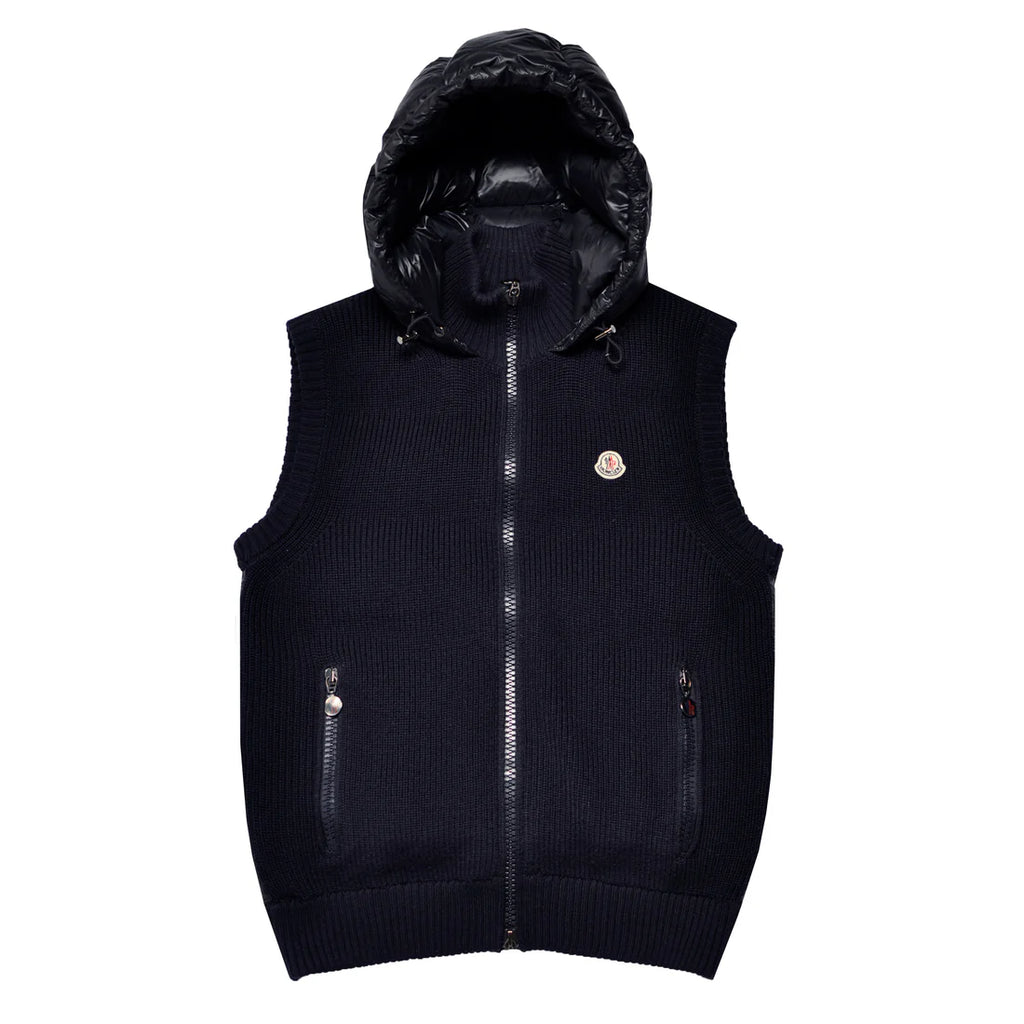 Moncler Hooded Tricot Vest