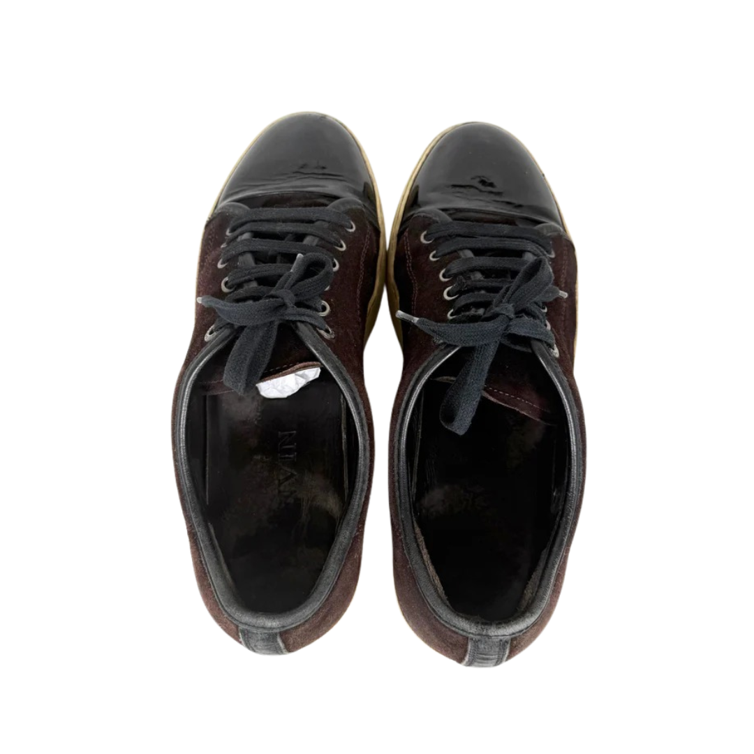 Lanvin Toe Capped Sneakers