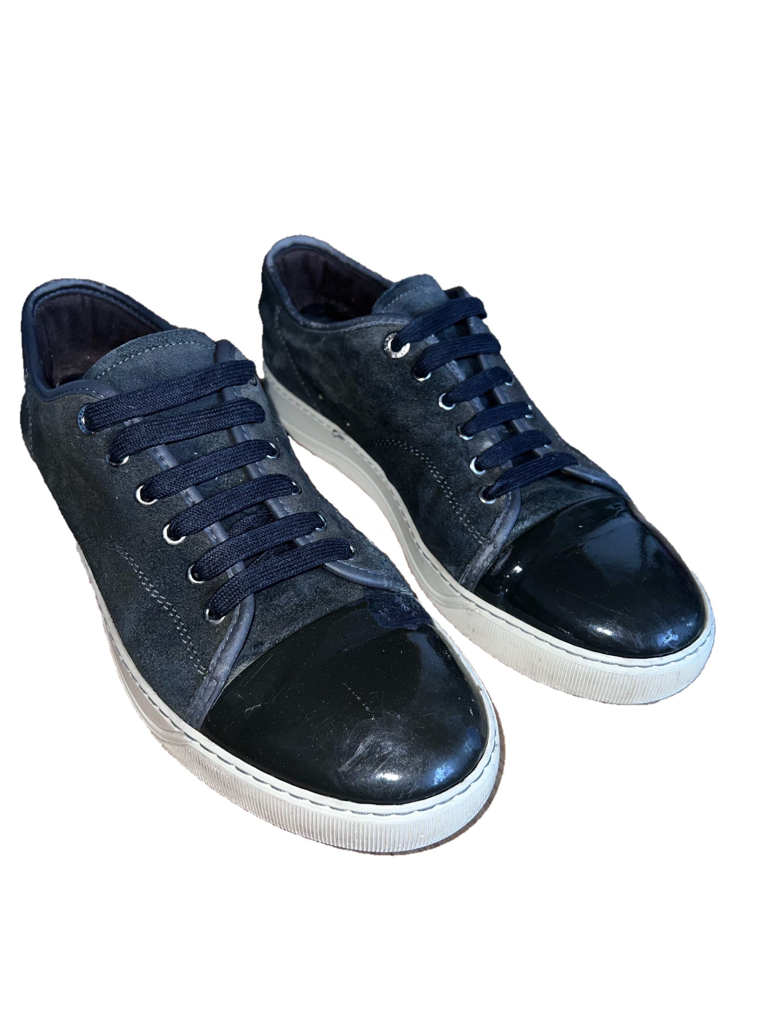 Lanvin Toe Capped Sneakers 