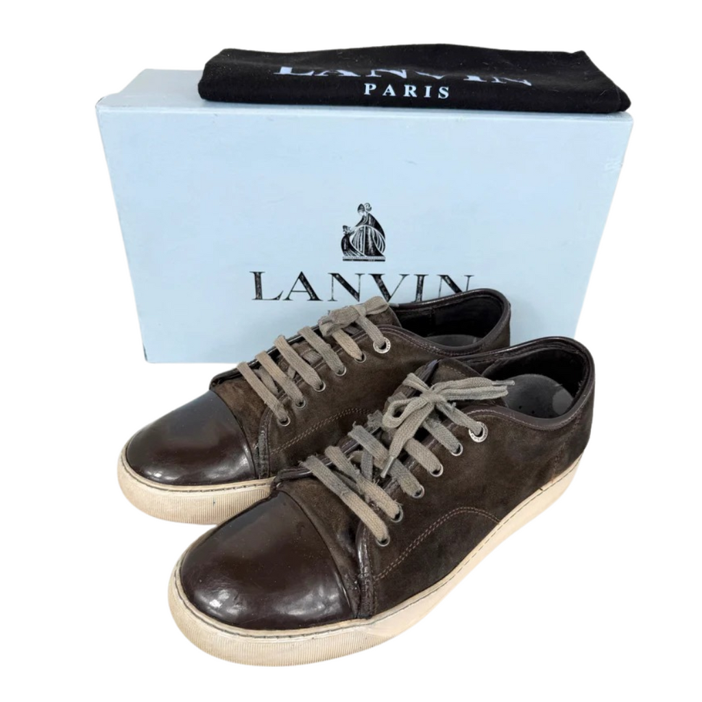 Lanvin Toe Capped Sneakers