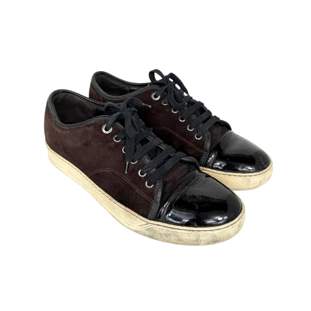 Lanvin Toe Capped Sneakers