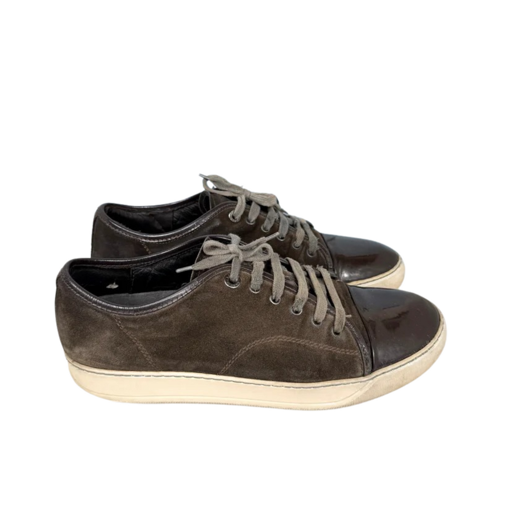 Lanvin Toe Capped Sneakers