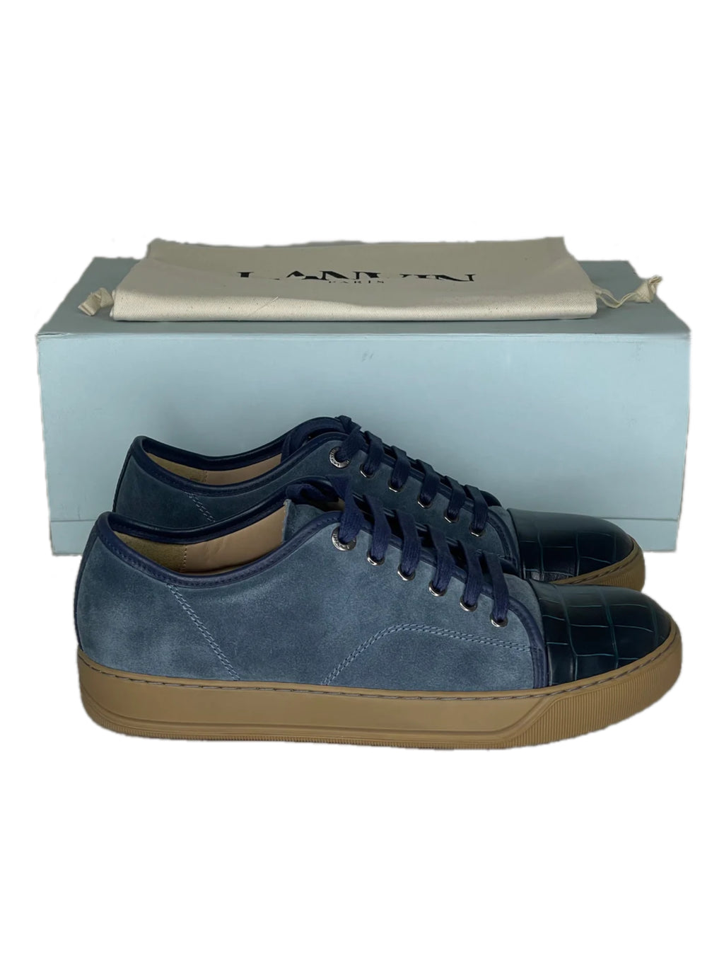Lanvin Toe Capped Sneakers
