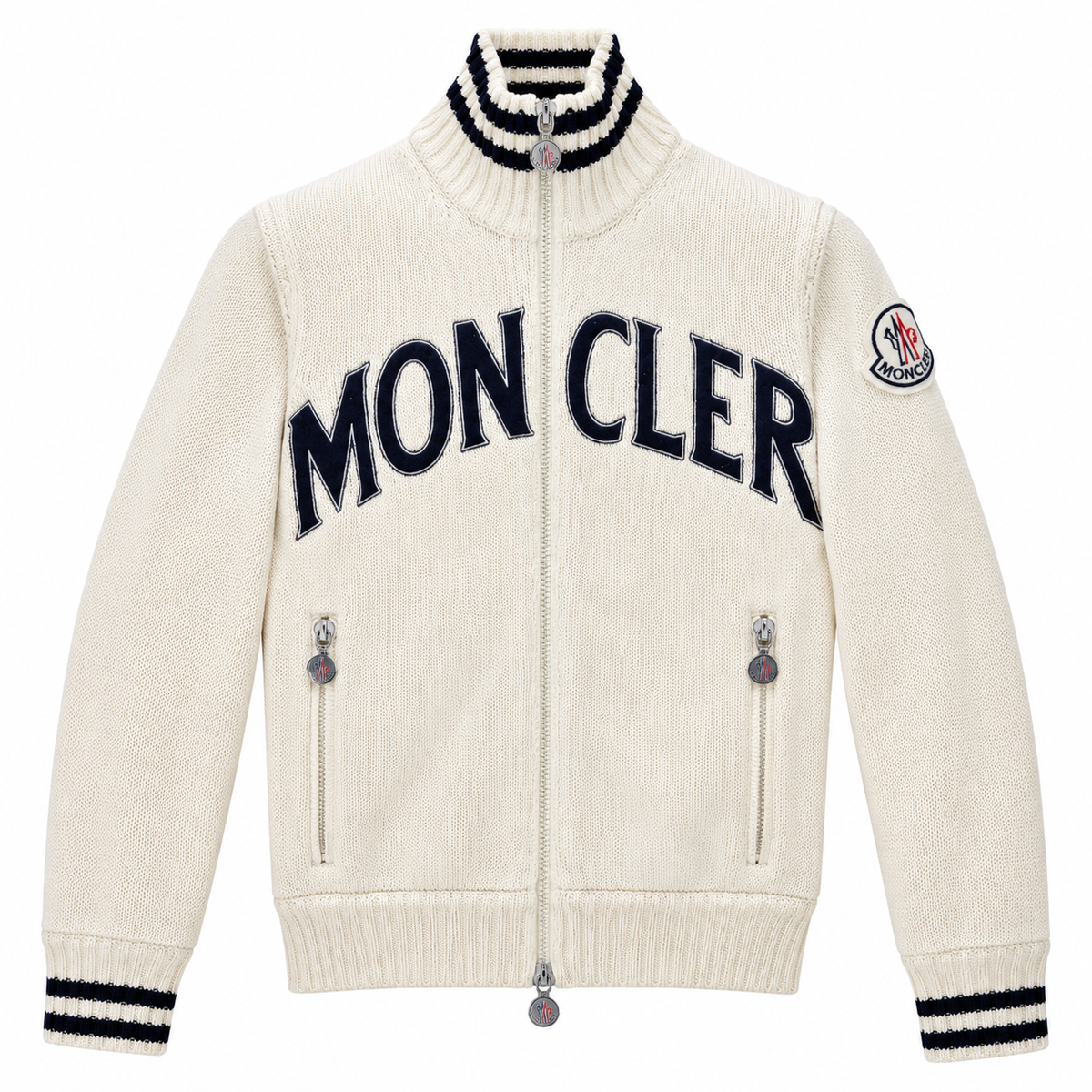 Moncler Zip Knitted Cardigan