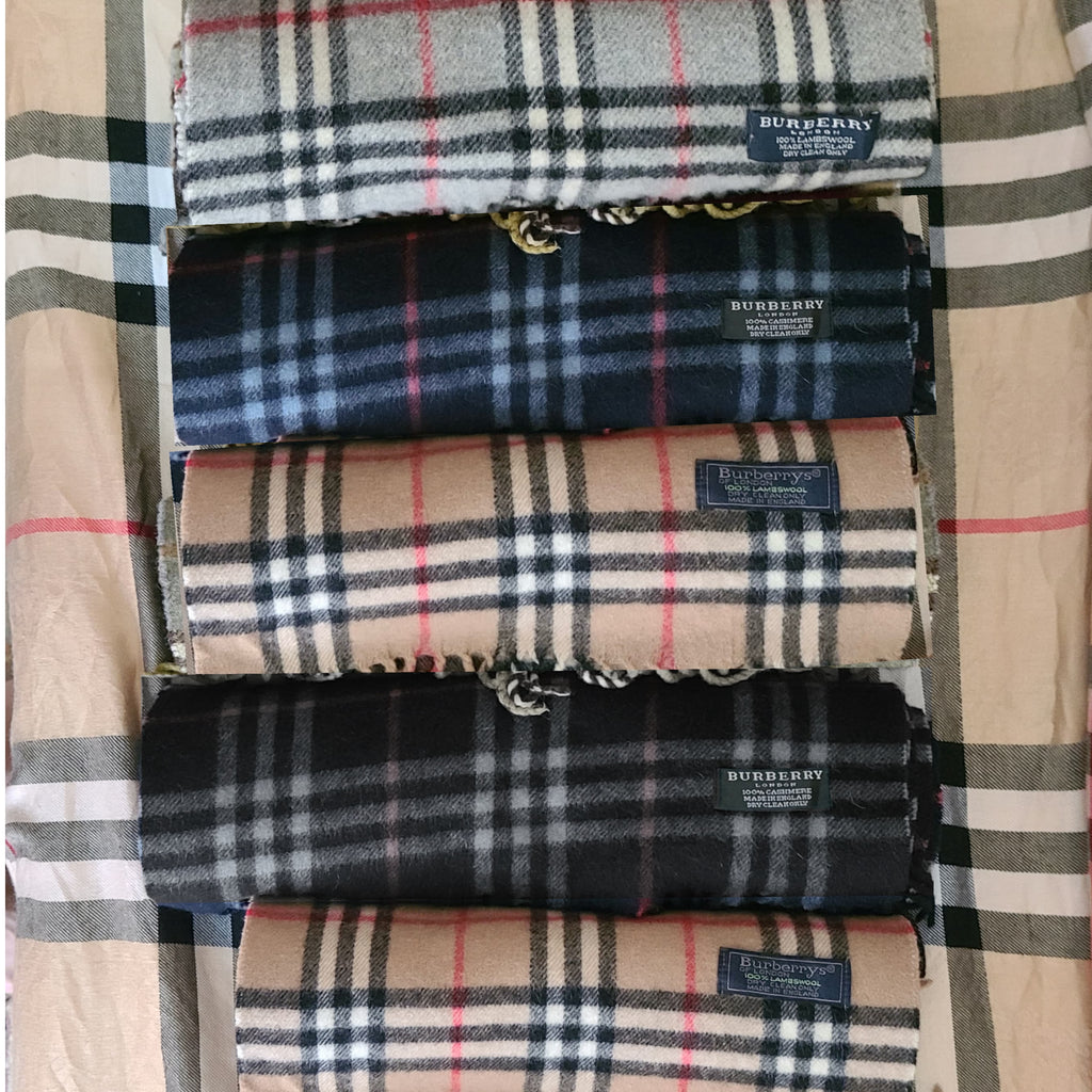 Classic Vintage Burberry Scarfs
