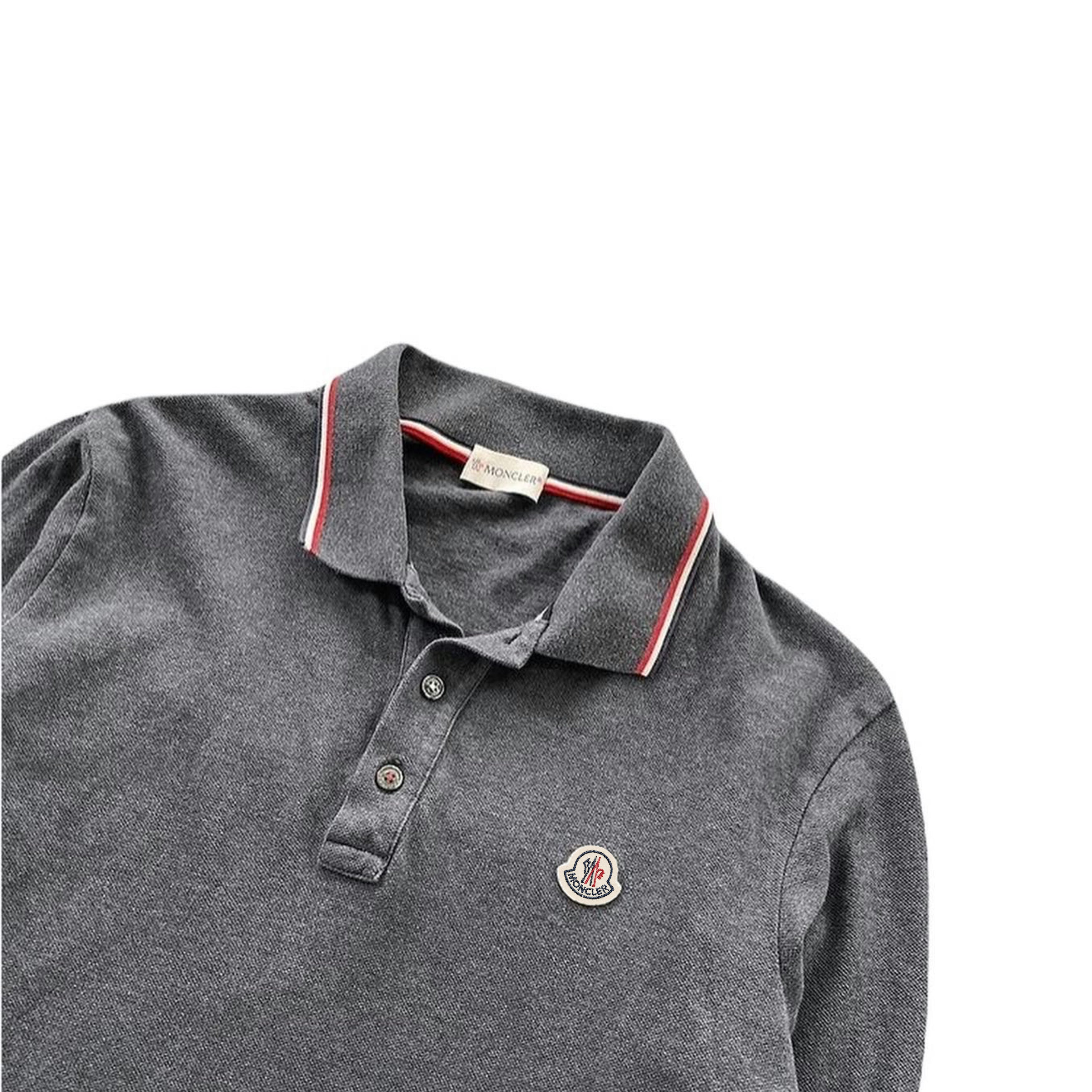 Moncler Long Sleeve Polo