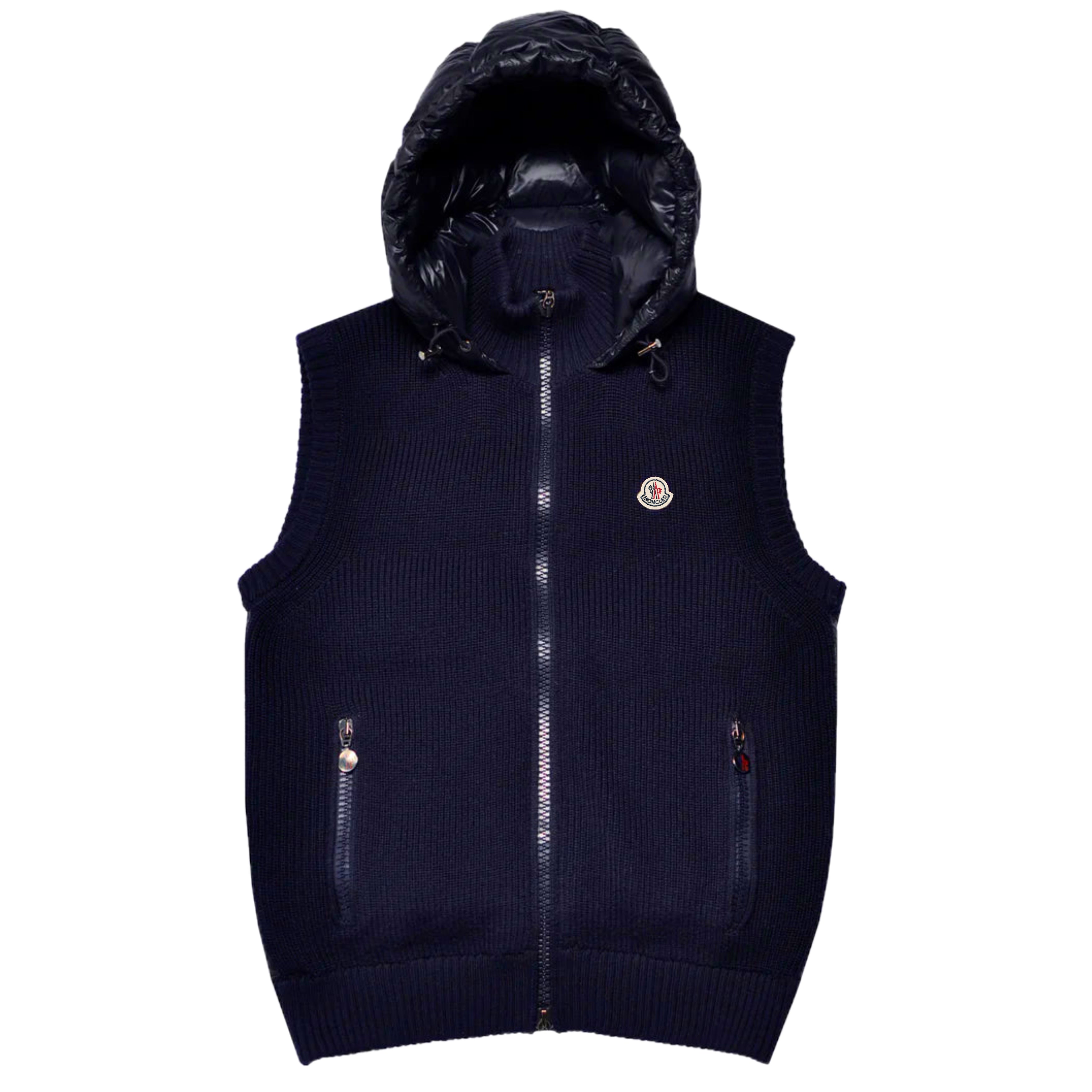 Moncler Hooded Tricot Vest