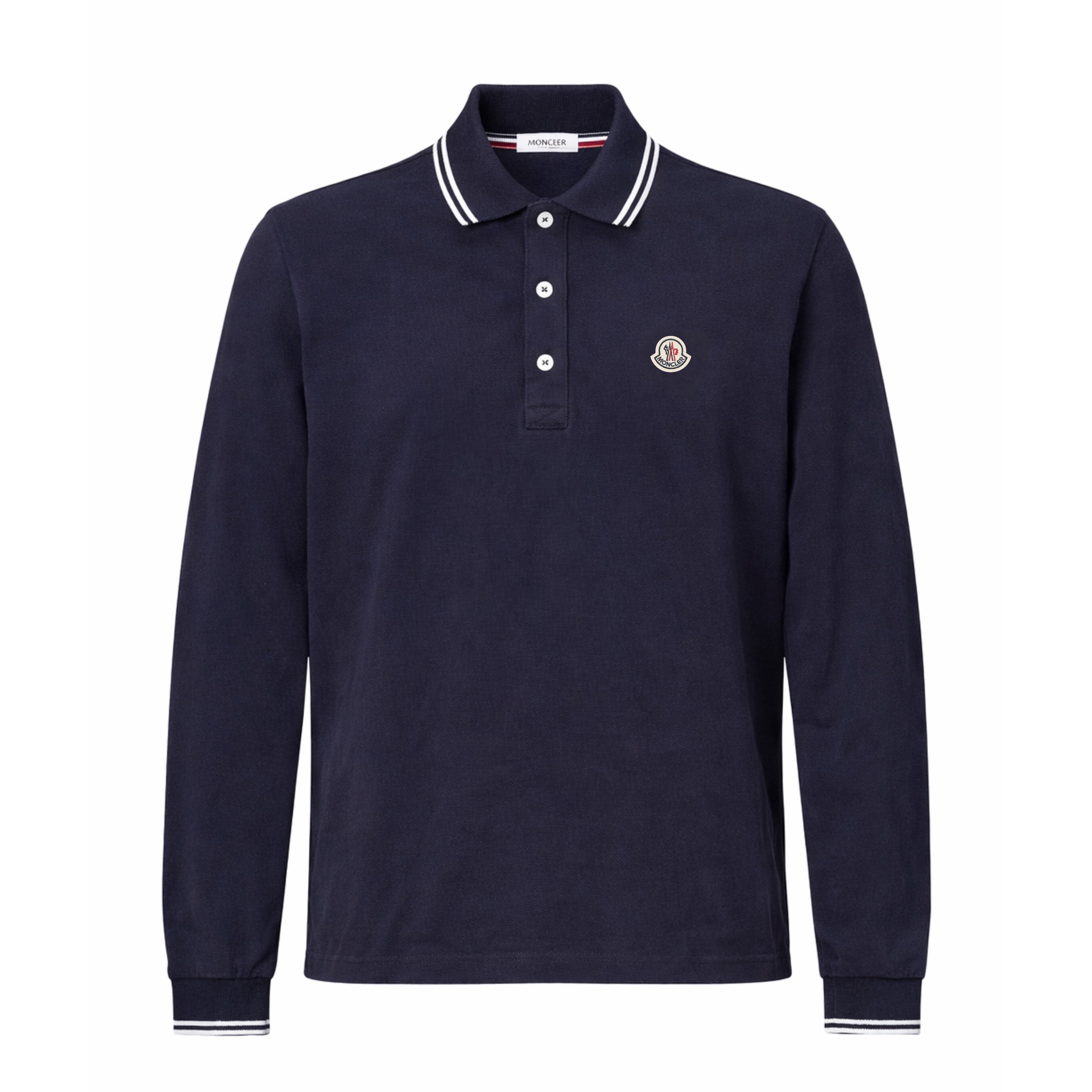 Moncler Long Sleeve Polo