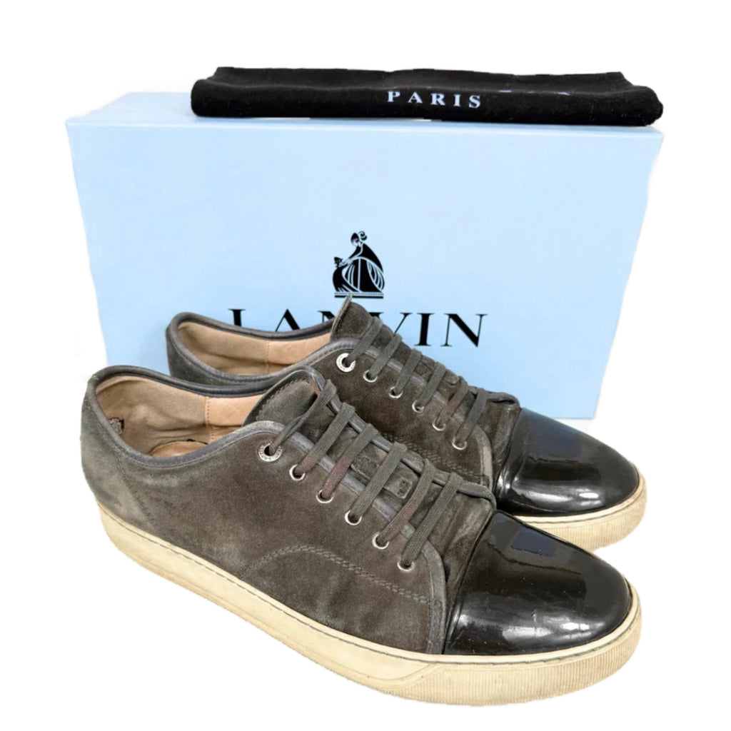 Lanvin Toe Capped Sneakers